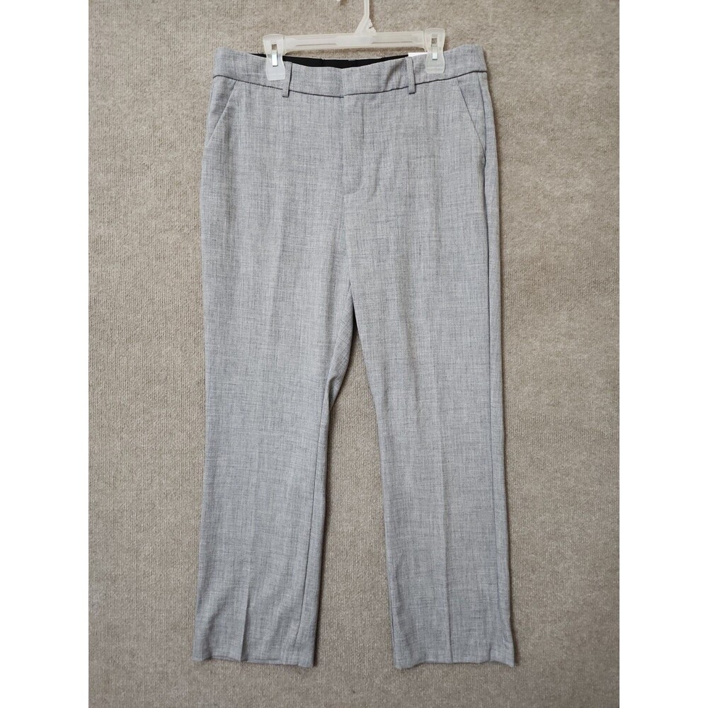 Nine West Mid Rise Barely Bootcut Dress Pants Womens 14 Gray Stretch NEW - Picture 2 of 10